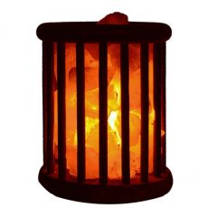 Himalayan Salt Lamp - Specialty - Wooden Basket